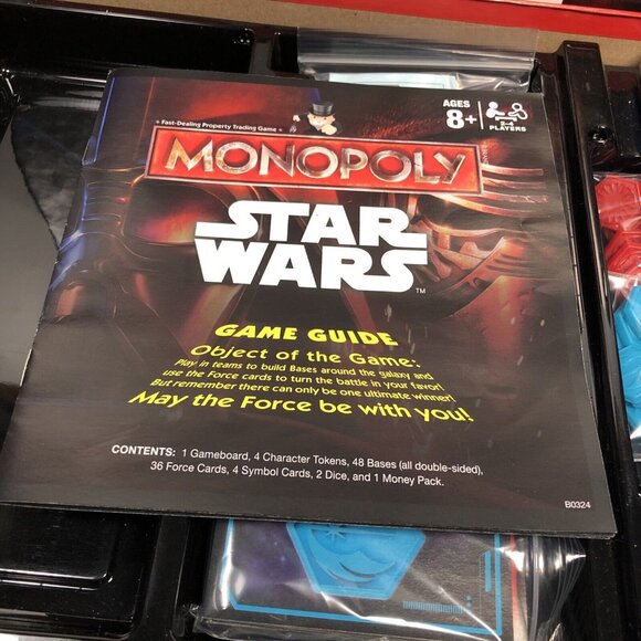 Monopoly Star Wars Edition Board Game Hasbro Gaming  2015 Complete - Picture 6 of 7